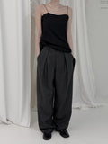 The N Adjust Wool Pintuck Pants