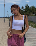 Square Crop Top Sleeveless