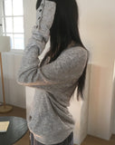 [Wool20] Funb Button V-Neck Wool Knit
