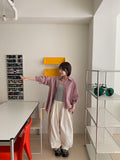 Sugder Side Color Matching Block Nylon Wide Pants