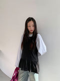 [BAONHAUS] Remine Frill Layered Sleeveless