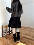 Obin Double Button Collar Knit Cardigan