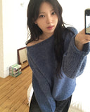 Hake Bokashi Roll-up Avant Fit Boat Neck Knit