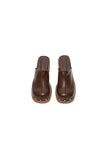 point silver bloafer shoes