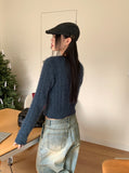 Archer Pintuck Balloon Wide Denim Pants