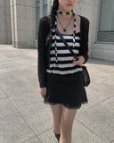 Caco Lace Span Mini Skirt