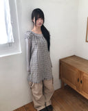 Moel Check Layered Mini One Piece