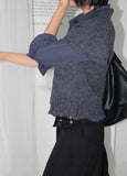 FRILL CHECK SHIRT
