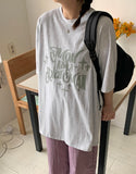 Lemita Lettering Printing Over Short Sleeve Tee