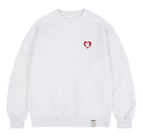 Bear Heart Embroidery Sweatshirt