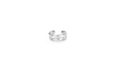 [Premium Plating] H Edition AB(W) Core Wave Ear Cuff