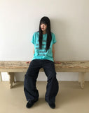 Hichel Washed Wide Pants