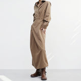 [NONCODE] Muren Wrap Shirt One Piece