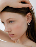Subni Silver(W) Luciel Pearl Earrings