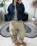 Bedin Crop Denim Jacket