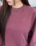 Heon Stripe Pigment T-shirt