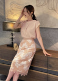 Verona Short Sleeve Pin Tuck Blouse