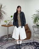 Reuben Curve Stitch Bermuda Pants