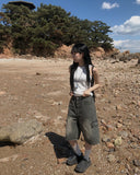 Root Bermuda Cargo Denim Pants
