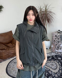 Perido zipper nylon vest