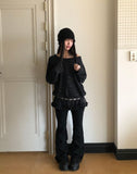 Herin Striped Frill Long-Sleeve T-Shirt