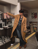 Label overfit single coat