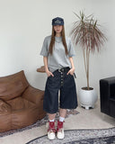 Rian Color Matching Layered Short Sleeve Tee