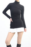 Flowy Color Matching Ribbed One Piece