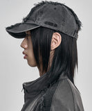 Lace Trimming Washed Cap