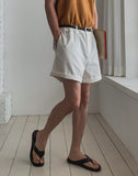 Luan Linen D-Ring Bermuda Shorts