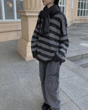 Hobi overfit striped knit