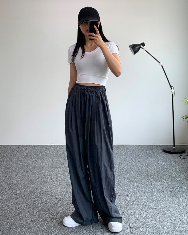 【SATIIIZ】Flow Summer Nylon Wide Pants SATIIIZ】Flow Summer Nylon Wide Pants Amazon.ca: Sunzel
