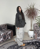 Pet Racing Pigment Hood Zip-Up