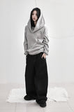 Band-layered low denim pants