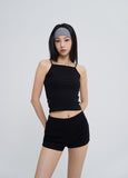 [U-BASIC] Vince scene line ribbed sleeveless