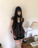 Lanelle Flower Sleeveless Blouse