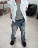 Tra Crop Nylon Short Sleeve Shirt