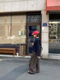 [BAONHAUS] Hokyo Star Color Matching Banding Wide Pants