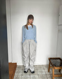 SQUARE-NECK KNIT