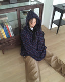 Unin Vintage Nordic Fleece-Two-Way Hood Zip-Up