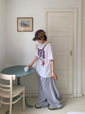 Helmo Star Printing Over Short Sleeve Tee