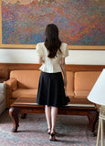 Jerry Flare Span Midi Skirt