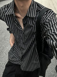 Oasis Stripe Satin Shirt