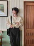 Rogers round emboss cardigan