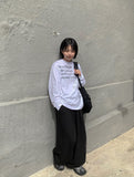 [Unisex] Bits Lettering Over Long Sleeve Tee