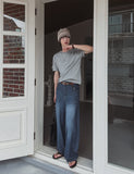 Woody Linen Balloon Denim Pants