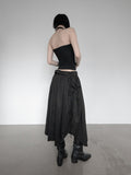 Ar Cowl Neck Halter Tube Top