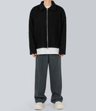Ripple Knit Zipup