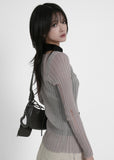 Low Layered Cardigan Knit