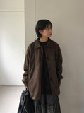 Mofila Suede Collar Over Jacket